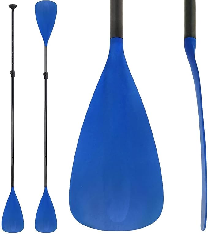 LBW SUP Paddle Board Paddle Stand up Paddleboard Paddles - 3-Piece or 4-Piece Floating Alloy Portable SUP Kayak Paddle Adjustable 2-Sided Paddle