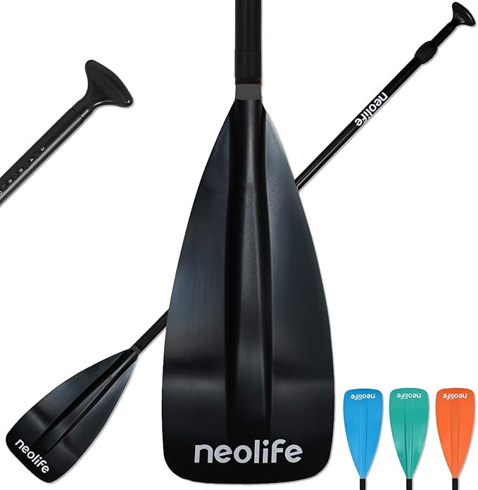 SUP Paddleboard Paddle with Aluminum Shaft and Nylon Blade, Lightweight Stand Up Paddle Board Oars, Adjustable170-210 cm/68-84 inch