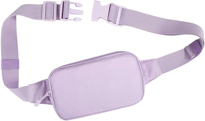 MoKo Fanny Packs for Women Men, Fashion Running Waist Packs, Crossbody Mini Bag Fanny Pack Belt Bag with Adjustable Strap for Running Outdoors Workout Travel Hiking Cycling