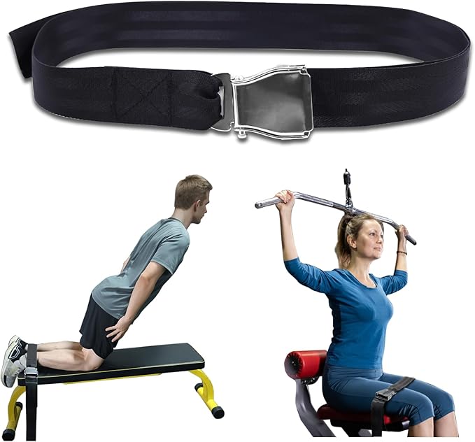 Nordic Hamstring Curl Strap with Quick-Release Buckle โ Adjustable Leg Strap for Nordic Curls, Leg Extensions & Home Gym Workouts โ Easy to Use for Men & Women