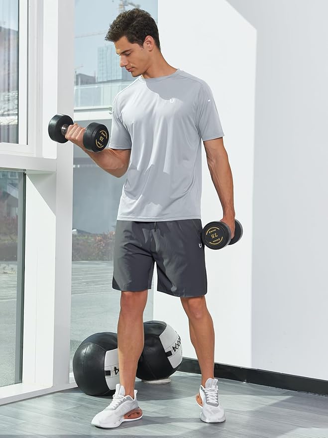 NORTHYARD Men's Athletic Running T-Shirts Quick Dry Workout Shirts Short-Sleeve Sports Gym Tee Tops Performance Activewear