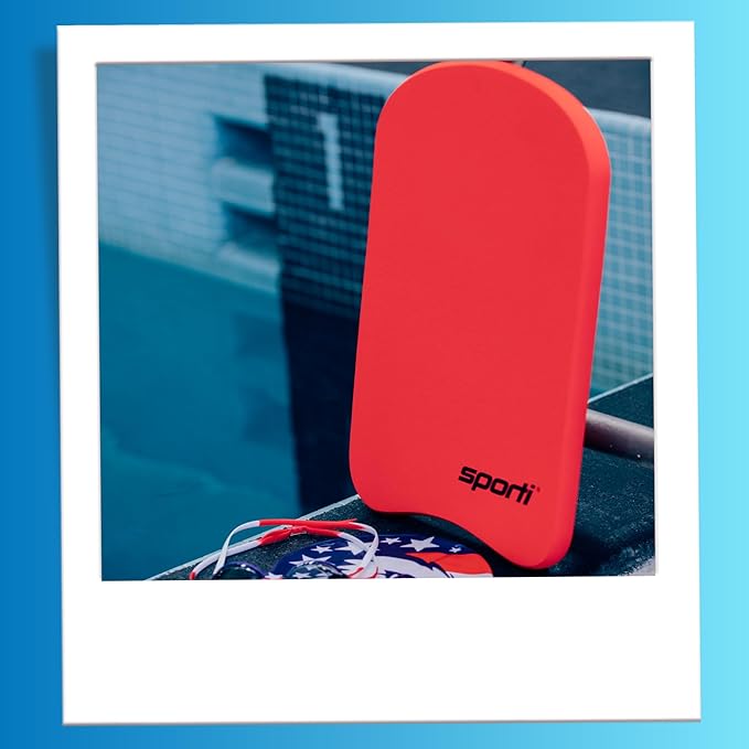 Sporti Adult Kickboard for Swim Training - Swimming Kickboard for Men Women, Water Board for Adult, Swimming Training Aid