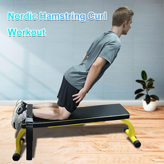 Nordic Hamstring Curl Strap with Quick-Release Buckle โ Adjustable Leg Strap for Nordic Curls, Leg Extensions & Home Gym Workouts โ Easy to Use for Men & Women
