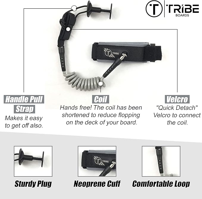 Tribe Bodyboarding QD (Quick Detach) Bicep Leash