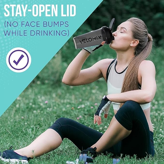 '-2 Pack- 28 oz Protein Shaker Bottles for Protein Mixes - 2x Wire Whisk | Leak Proof Shaker Cups for Protein Shakes | Protein Shaker Bottle Pack | Shakers for Protein Shakes-Green&Black