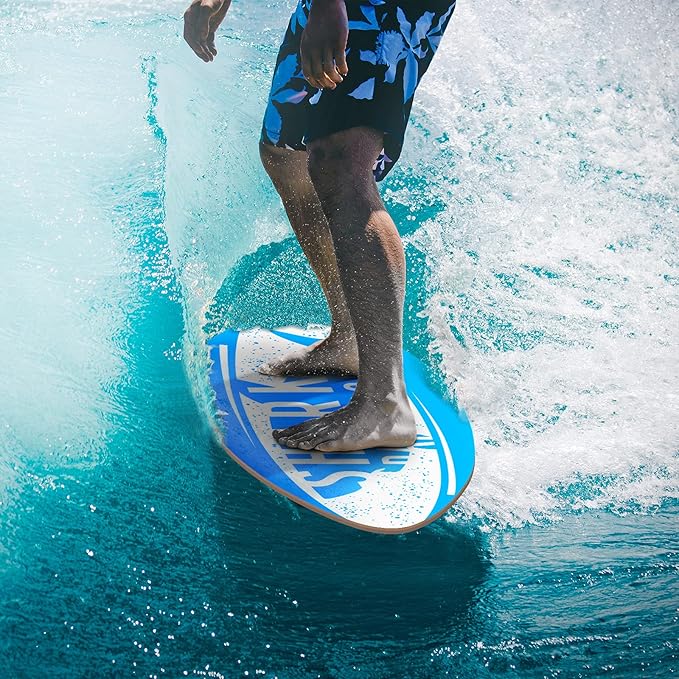 seething 35 Inch Skimboard with High Gloss Coat Wood Skim Board for Beginners,Kids, Teenagers, Adults and All Skimming