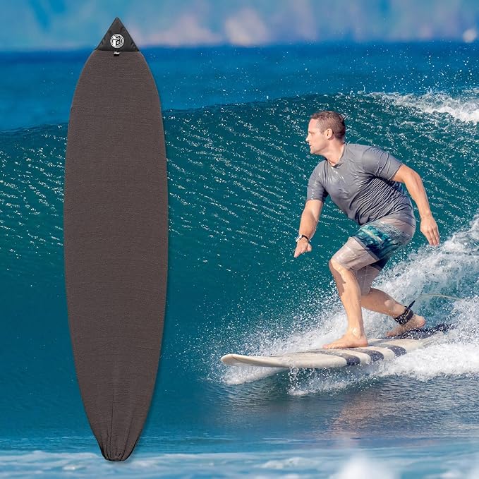 Rokia R Surfboard Sock Cover Quick-Drying Anti-Collision and Durable Surf Sock Cover - Suitable for Protective Bags of Shortboard, Longboard, Fish and HYBRID Board Choose Size & Colors