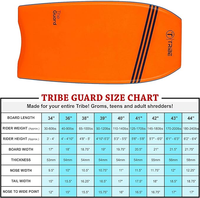 Tribe Guard Adult or Kids Bodyboard