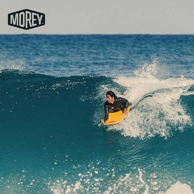MOREY® Mach 7, Pro Bodyboard; Body Boards for Beach, Embedded Rod for Durability, Engineered with HDPE Slick Bottom for Speed (2025 Model)