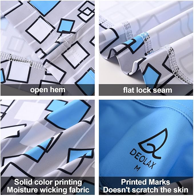 DEOLAX Mens Polo Shirts Fashion Print Mens Golf Shirt Dry Fit Mens Golf Polo Short Sleeve Quick Dry Funny Golf Shirt for Men