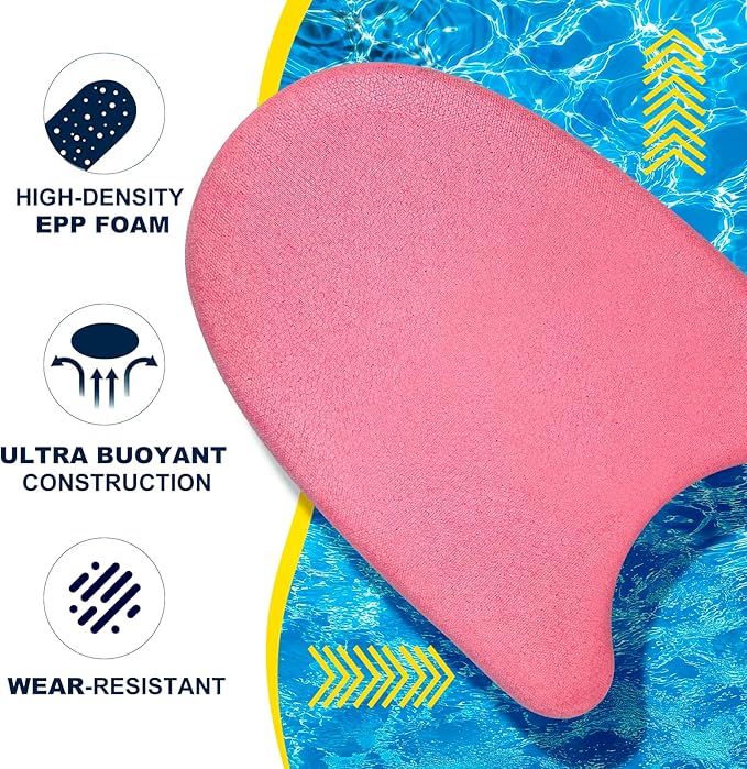 Swim Kickboard - EPP Material with Ultra-Lightweight and Great Buoyancy,Durability, Ideal for Beginners and Advanced Swimmers