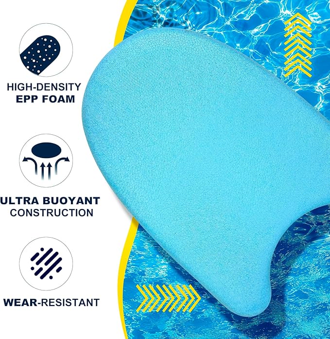 Swim Kickboard - EPP Material with Ultra-Lightweight and Great Buoyancy,Durability, Ideal for Beginners and Advanced Swimmers
