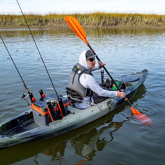 Wilderness Systems Tarpon 120 - Sit on Top Fishing Kayak - Premium Angler Kayak - Adjustable and Designed Seat - 12.3 ft