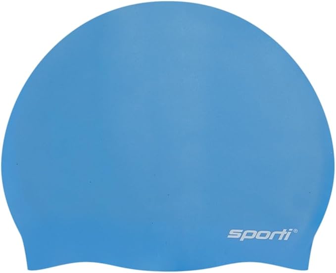 Sporti Silicone Swim Cap for Kids, Unisex Youth Swimming Cap, Protection Bathing Caps for Your Children, Aged 2-10