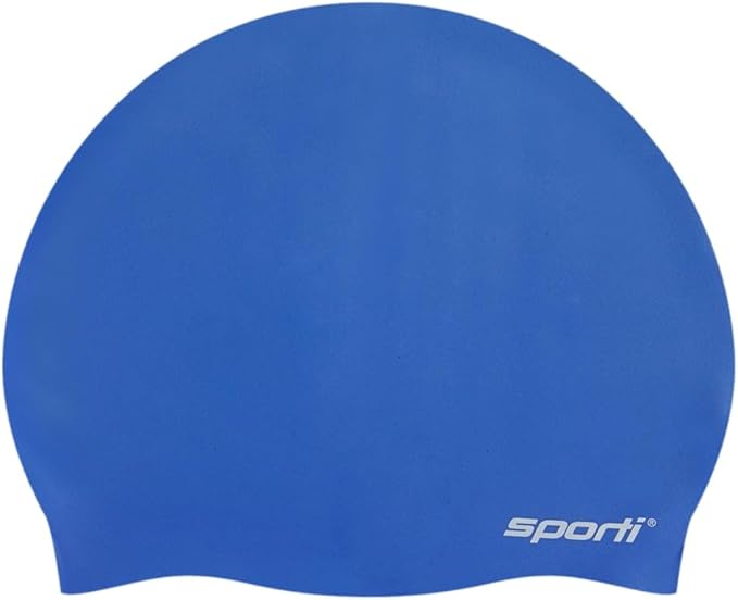 Sporti Silicone Swim Cap for Kids, Unisex Youth Swimming Cap, Protection Bathing Caps for Your Children, Aged 2-10