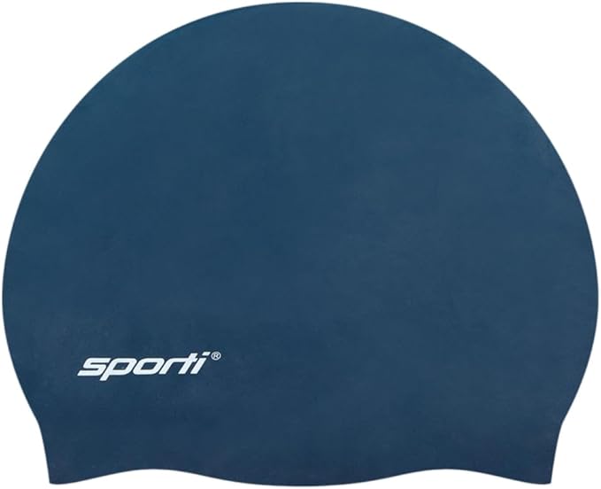 Sporti Silicone Swim Cap for Kids, Unisex Youth Swimming Cap, Protection Bathing Caps for Your Children, Aged 2-10