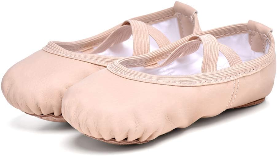 Stelle Ballet Shoes for Girls Toddler Ballet Slippers Soft Leather Boys Dance Shoes for Toddler/Little Kid/Big Kid