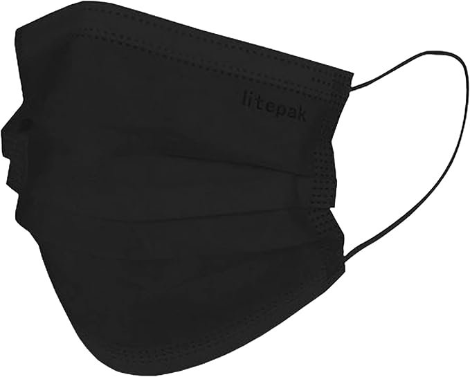 Litepak 500pcs Premium Disposable Face Mask SOFT 3ply Nose Wire