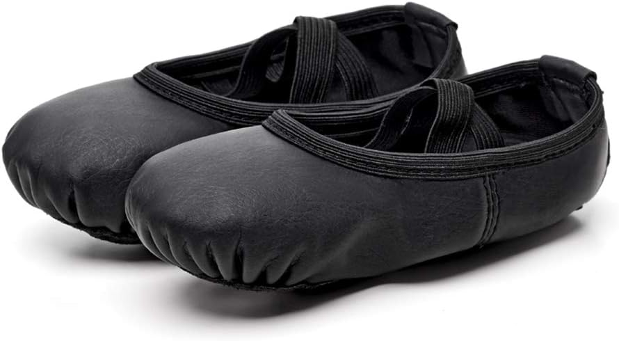 Stelle Ballet Shoes for Girls Toddler Ballet Slippers Soft Leather Boys Dance Shoes for Toddler/Little Kid/Big Kid