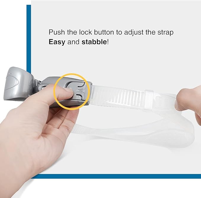 ZIONOR Snorkel Lap Swimming Swimmer Training Diving Snorkeling Comfortable Mouthpiece One-Way Purge Valve for Pool Open Water