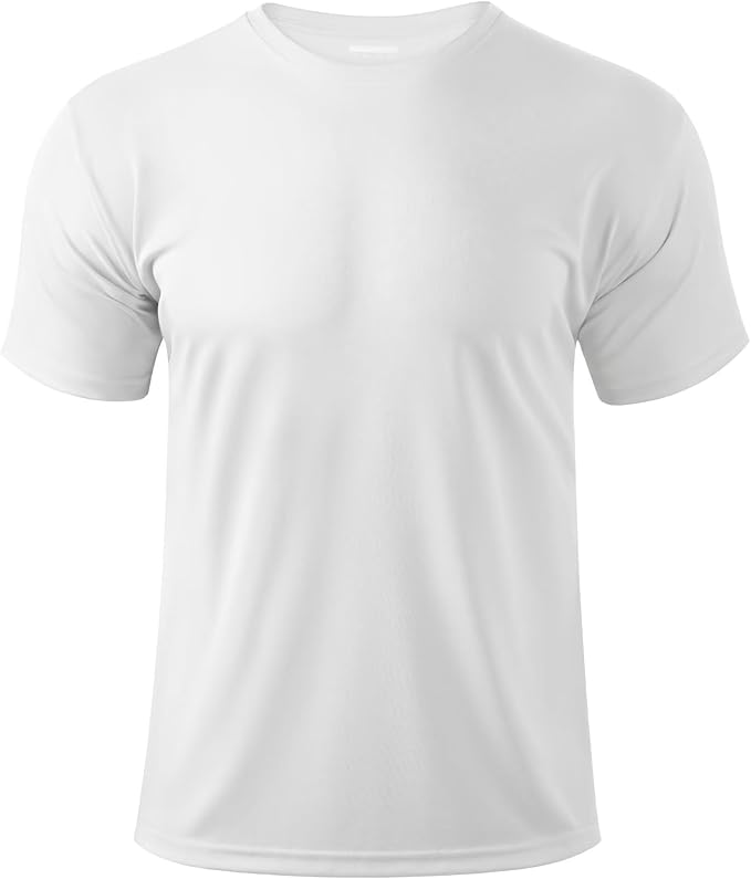 Boladeci Men's Swim Shirt Short Sleeve UPF 50+ Sun Protection SPF UV Moisture Wicking Lightweight Quick Dry Rash Guard