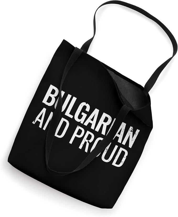 Bulgarian And Proud Vintage Bulgaria Tote Bag