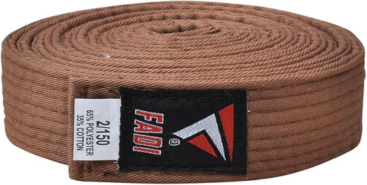 Martial Arts Belt for Karate, Judo, Aikido and Taekwondo - Durable Cotton-Polyester Blend for Adults and Kids