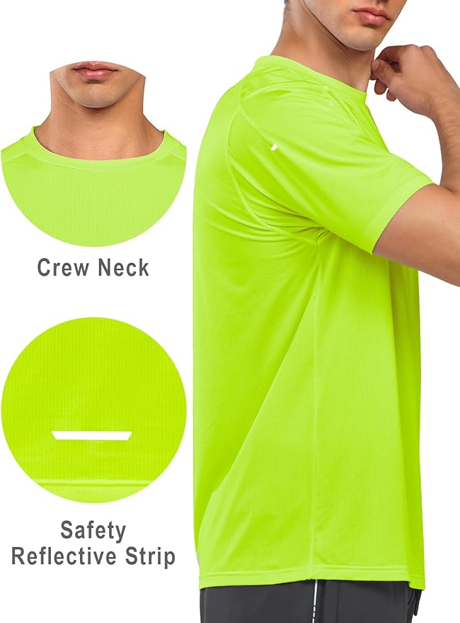 NORTHYARD Men's Athletic Running T-Shirts Quick Dry Workout Shirts Short-Sleeve Sports Gym Tee Tops Performance Activewear