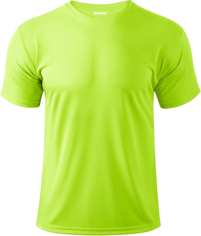 Boladeci Men's Swim Shirt Short Sleeve UPF 50+ Sun Protection SPF UV Moisture Wicking Lightweight Quick Dry Rash Guard