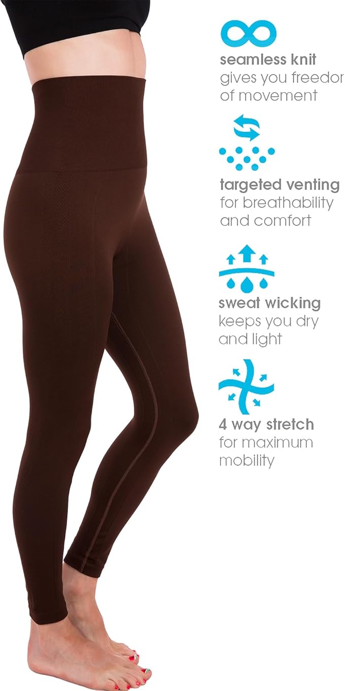 Activewear Thick High Waist Tummy Compression Slimming Body Leggings Pant