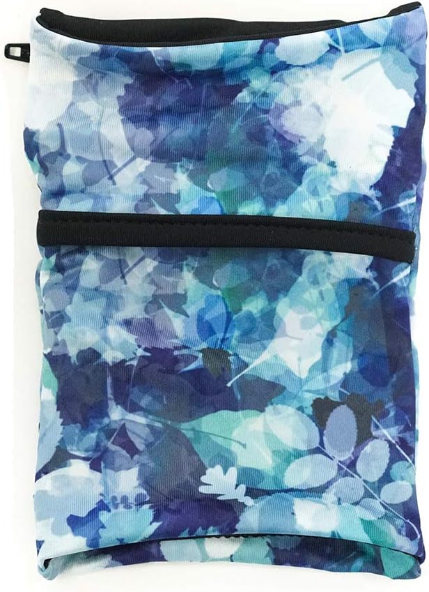 Sprigs Banjees 2 Pocket Wrist Wallet/Wrist Band/Wrist Pocket for Travel, Walking, & Running. Wallet Pouch That Holds Cash, Card, ID's, and More