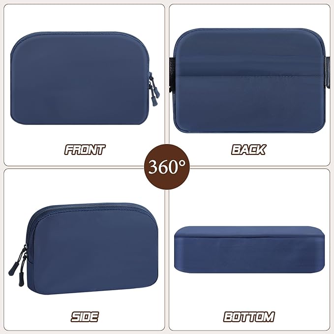 MoKo Fanny Packs for Women Men, Fashion Running Waist Packs, Crossbody Mini Bag Fanny Pack Belt Bag with Adjustable Strap for Running Outdoors Workout Travel Hiking Cycling