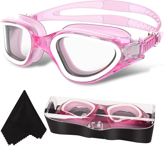 WIN.MAX Polarized Swimming Goggles Swim Pool Goggles Anti Fog Anti UV No Leakage Clear Vision for Men Women Adults Teenagers