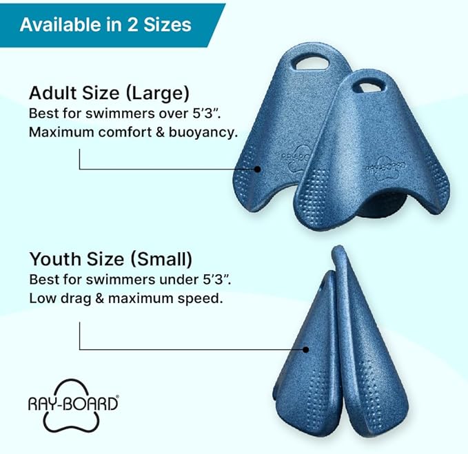Swim Kickboard: Ergonomic for Comfort and Performance- Promotes Natural Swimming Position, Supportive Kick Board | Advanced Workout and Training Equipment for Pool