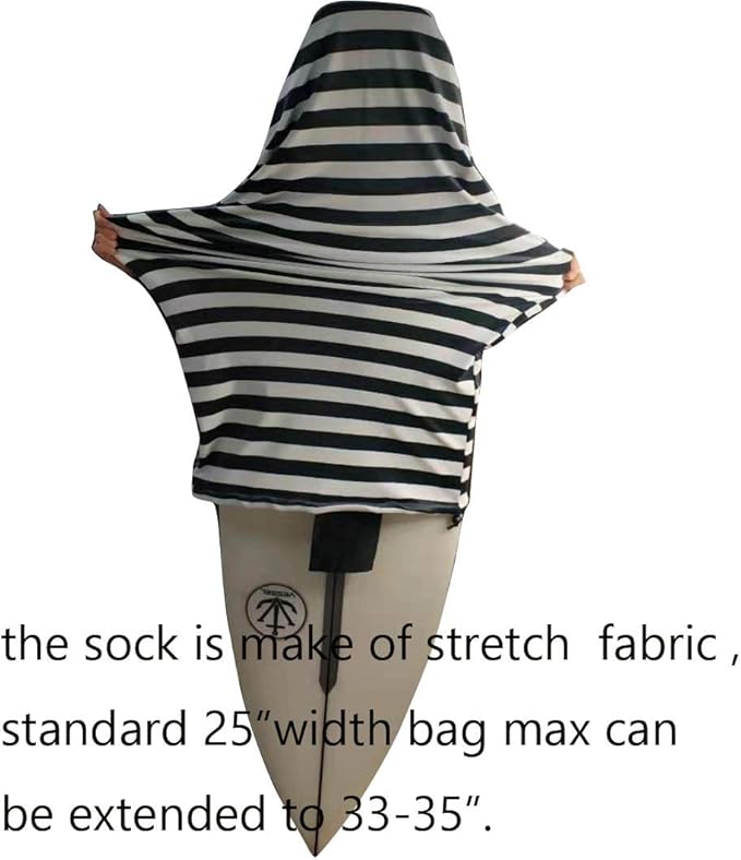 UCEDER Surfboard Sock Cover,Lightweight Stretch Board Bag for Sun Protection,Foldable Surfboard Sock Sleeve Perfect for Travel and Transportation
