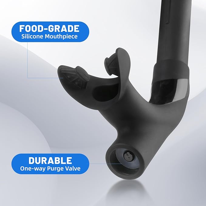 Supertrip Adult Lap Swim Snorkel for Training and Snorkeling