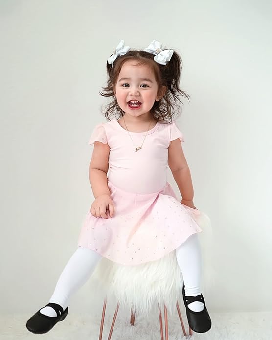 Stelle Ballet Shoes for Girls Toddler Ballet Slippers Soft Leather Boys Dance Shoes for Toddler/Little Kid/Big Kid