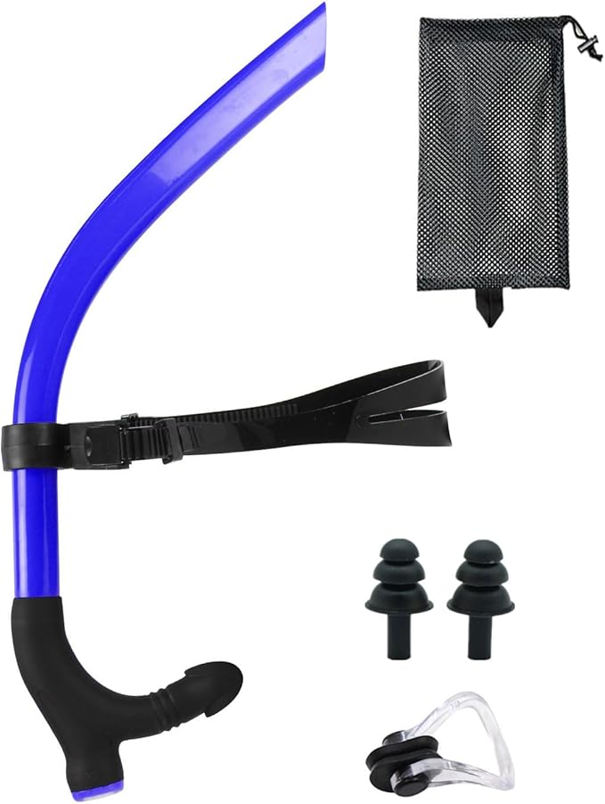 Snorkel Swim Training Practice Freestyle Learn to Swim for Pool Swimming and Open Water Snorkeling