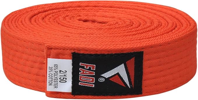 Martial Arts Belt for Karate, Judo, Aikido and Taekwondo - Durable Cotton-Polyester Blend for Adults and Kids