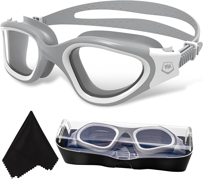 WIN.MAX Polarized Swimming Goggles Swim Pool Goggles Anti Fog Anti UV No Leakage Clear Vision for Men Women Adults Teenagers