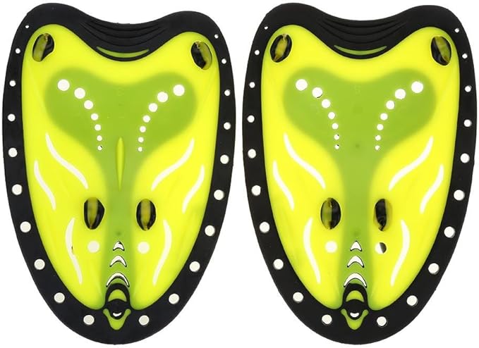 Swim Fins, Adjustable Kids Flippers for Swimming, Professional Swim Hand Paddles, Flat Paddles for Kids, Children, Men, Women