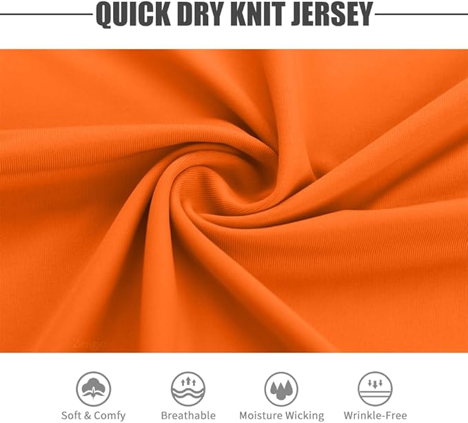 Zengjo Athletic Shirts for Men Short Sleeve Quick Dry Workout Running Gym Sport Exercise Tee Moisture Wicking