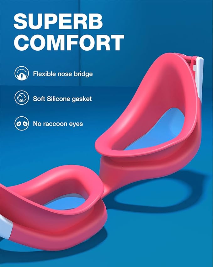 ZIONOR G1 Polarized Swimming Goggles for Unisex Adult Women Anti Fog 100% Anti UV Diving Goggles