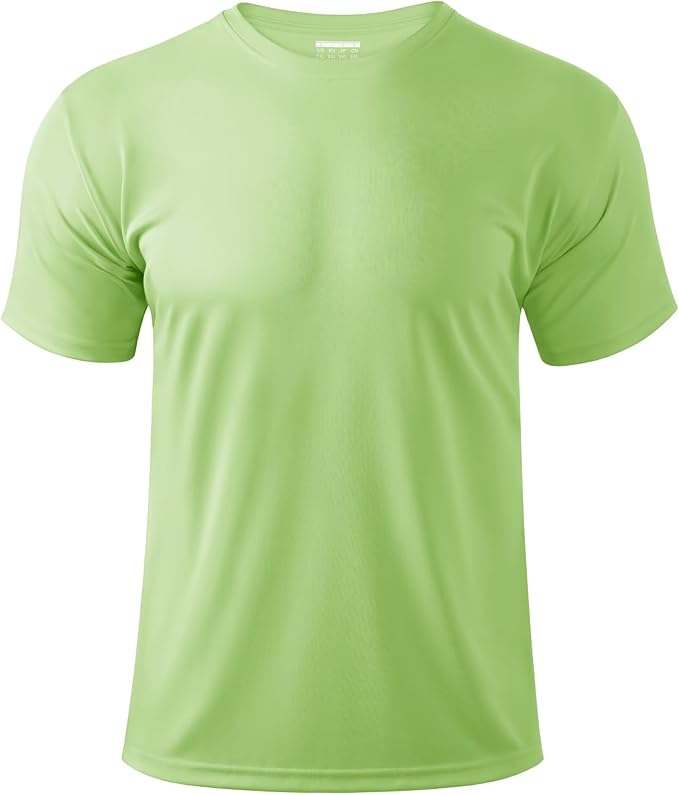 Boladeci Men's Swim Shirt Short Sleeve UPF 50+ Sun Protection SPF UV Moisture Wicking Lightweight Quick Dry Rash Guard