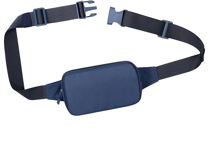 MoKo Fanny Packs for Women Men, Fashion Running Waist Packs, Crossbody Mini Bag Fanny Pack Belt Bag with Adjustable Strap for Running Outdoors Workout Travel Hiking Cycling