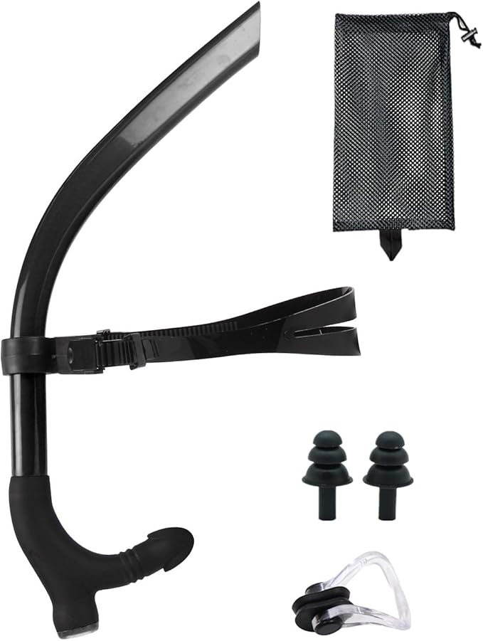 Snorkel Swim Training Practice Freestyle Learn to Swim for Pool Swimming and Open Water Snorkeling