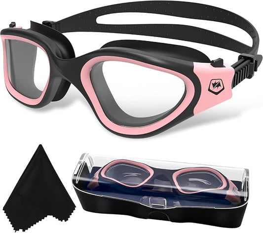 WIN.MAX Polarized Swimming Goggles Swim Pool Goggles Anti Fog Anti UV No Leakage Clear Vision for Men Women Adults Teenagers