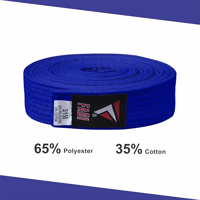 Martial Arts Belt for Karate, Judo, Aikido and Taekwondo - Durable Cotton-Polyester Blend for Adults and Kids
