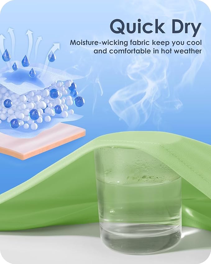 Boladeci Men's Swim Shirt Short Sleeve UPF 50+ Sun Protection SPF UV Moisture Wicking Lightweight Quick Dry Rash Guard