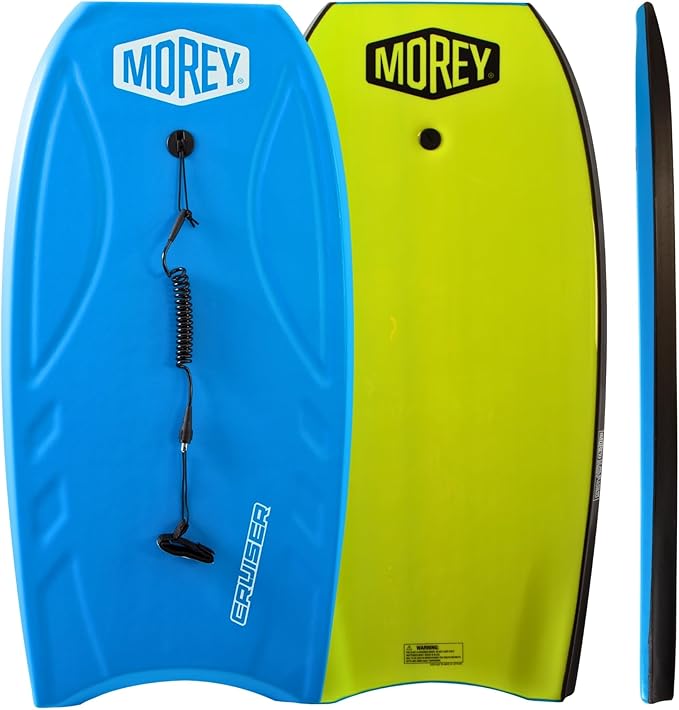 MOREY® Cruiser, The Original Bodyboard; 42.5 in Full Size Body Boards for Beach, for All Skill Levels, Engineered with HDPE Slick Bottom for Speed, Front Deck Contours for Grip (2025 Model)